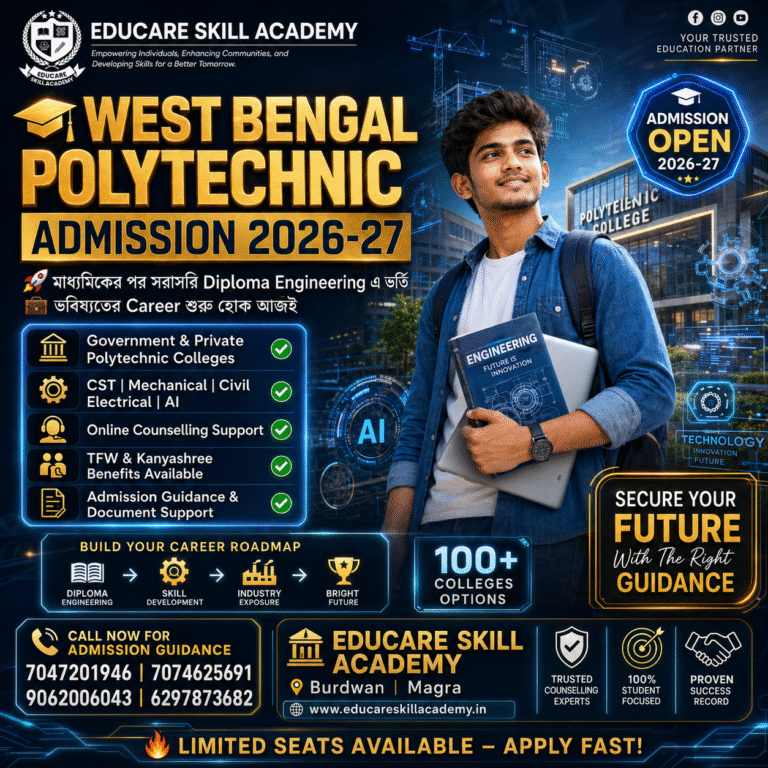 West Bengal Polytechnic Admission 2026-27 – Complete Guide for Diploma ...